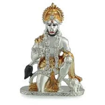 Silver Hanuman Statue